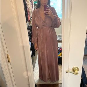 Baltic Born - Venus pleated dress. Rose color